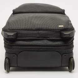 Dunhill Dark Grey Canvas 2 Wheeled Cabin Luggage