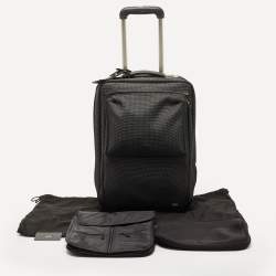 Dunhill Dark Grey Canvas 2 Wheeled Cabin Luggage
