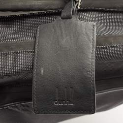 Dunhill Dark Grey Canvas 2 Wheeled Cabin Luggage