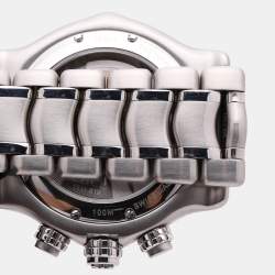 Pre Owned Ebel Silver Stainless Steel 9240L70.6360 Automatic 1911 BTR Mens Wristwatch 46.5mm