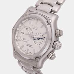 Pre Owned Ebel Silver Stainless Steel 9240L70.6360 Automatic 1911 BTR Mens Wristwatch 46.5mm