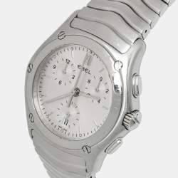 مملوكة مسبقًا ساعة يد رجالية إبل ويف E9251F41 كلاسيك ويف ستانلس ستيل ميناء فضي 40 مم