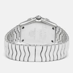 مملوكة مسبقًا ساعة يد رجالية إبل ويف E9251F41 كلاسيك ويف ستانلس ستيل ميناء فضي 40 مم