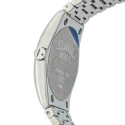 Ebel Silver Stainless Steel Classic Wave Automatic 9120F41 Men's Wristwatch 37mm