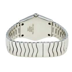 Ebel Blue Stainless Steel Classic Wave 9187F41 Men's Wristwatch 38 mm