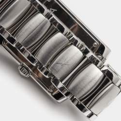 Pre Owned Ebel Silver Stainless Steel Brasilia 9120M41/62500 Men's Wristwatch 33 mm 