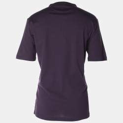 Eleventy Purple Jersey Henley T-Shirt XL