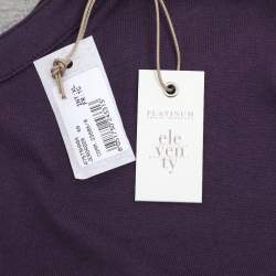 Eleventy Purple Jersey Henley T-Shirt XL