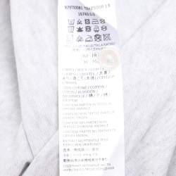 Pre Owned Elevety Grey Jersey Henley T-Shirt XL