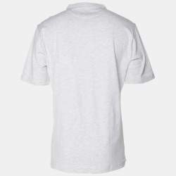 Pre Owned Elevety Grey Jersey Henley T-Shirt XL
