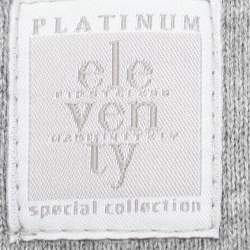 Elevety Dark Grey Jersey Henley T-Shirt XL