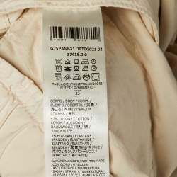 مملوكة مسبقًا Eleventy Beige Cotton Drawstring Trousers L