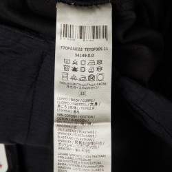 Pre Owned بنطلون إليفنتي قطن أزرق كحلي مقاس كبير