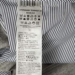 Pre Owned Eleventy Grey Wool Jogger Pants M