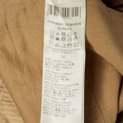 مملوكة مسبقًا Eleventy Beige Striped Cotton Blend Trousers L