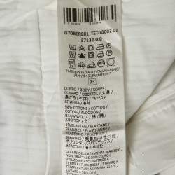 Pre Owned   Eleventy White Cotton Bermuda Shorts L