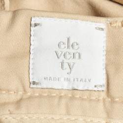 مملوكة مسبقًا بنطلون إليفننتي قطن بيج برباط مقاس وسط 32 بوصة