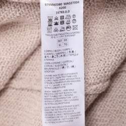 Eleventy Beige Rib Knit Blazer XL