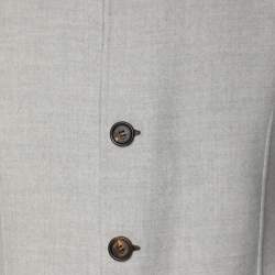 Eleventy Blue/Grey Wool Reversible Jacket XXL