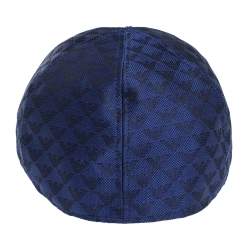 Pre Owned قبعة باسبول أمبوريو أرماني مزخرف شعار الماركة أزرق رويال مقاس وسط (ميديوم)