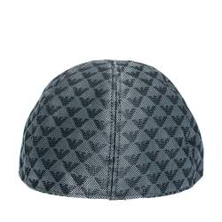 Pre Owned Emporio Armani Slate Grey Logo Detail Baseball Cap M