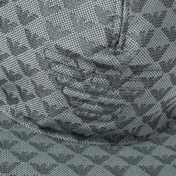 Pre Owned Emporio Armani Platinum Blue Logo Pattern Baseball Cap M