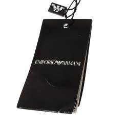 Pre Owned Emporio Armani Blue Logo Pattern Baseball Cap L