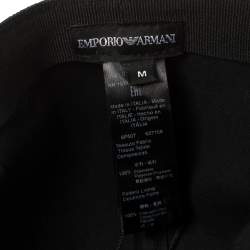 Pre Owned Emporio Armani Navy Blue Logo Detail Baseball Cap M