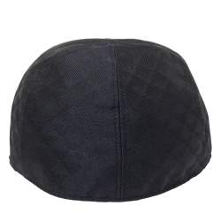 Pre Owned Emporio Armani Navy Blue Logo Detail Baseball Cap M