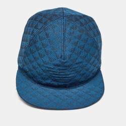 مملوكة مسبقًا Emporio Armani Blue Jacquard Aquila Baseball Hat S