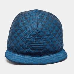مملوكة مسبقًا Emporio Armani Blue Jacquard Aquila Baseball Hat S