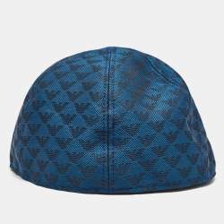 مملوكة مسبقًا Emporio Armani Blue Jacquard Aquila Baseball Hat S