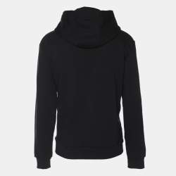 Emporio Armani Navy Blue Jersey Hooded Sweatshirt XS