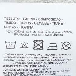 Pre Owned Emporio Armani Grey Cotton Logo Print Crew Neck T-Shirt XL