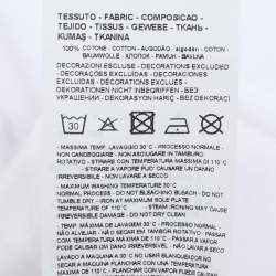 Emporio Armani White Cotton Logo Crew Neck T-Shirt L
