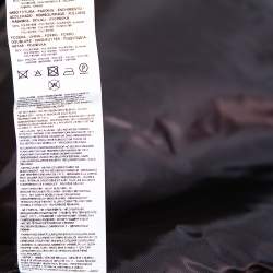 Pre Owned Emporio Armani Navy Blue Cashmere Single Breasted Coat XXXL 