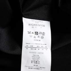 Pre Owned Emporio Armani Dark Blue Pinstriped Wool Single Breasted Suit XXL