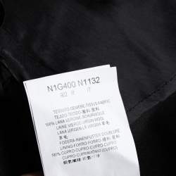 Pre Owned Emporio Armani Dark Blue Pinstriped Wool Single Breasted Suit XXL