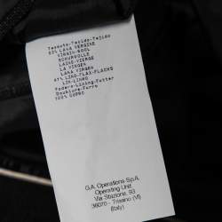 Pre Owned Emporio Armani Charcoal Grey Wool & Linen Single Breasted Blazer XXL