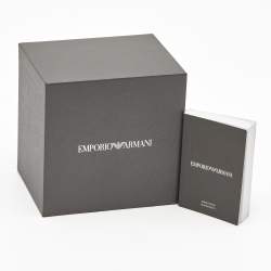 Pre Owned Emporio Armani AR11645 Silver Stainless Steel Men's Wristwatch 42 mm