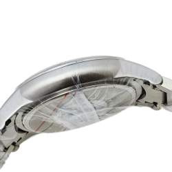 Pre Owned Emporio Armani Blue Stainless Steel Classic Chronograph AR2448 Men's Wristwatch 43 mm