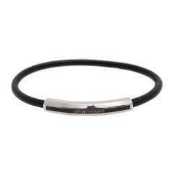 Emporio Armani Black Stainless Steel AR80012 Men's Bracelet & Wristwatch Set 43 mm