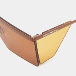 Emporio Armani Matt Bronze EA 2123 Rectangular Sunglasses