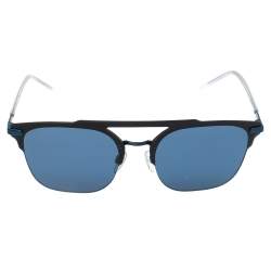 Pre Owned Emporio Armani Blue Tone/ Blue EA 2090 Square Sunglasses