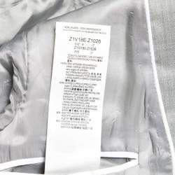Pre Owned Emporio Armani Grey Virgin Wool David Line Suit M