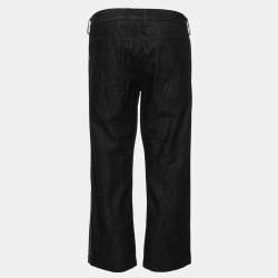 Emporio Armani Black Denim Capri Jeans M
