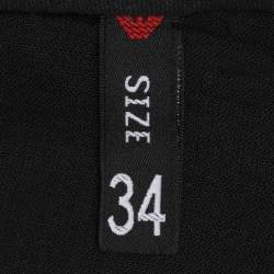 Emporio Armani Black Denim Capri Jeans M
