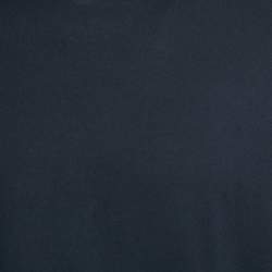 Emporio Armani Navy Blue Logo Embroidered Cotton Crew Neck T-Shirt XXL