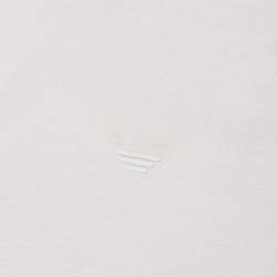 Pre Owned Emporio Armani Essential White Cotton Jersey Polo T-Shirt S