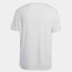 Pre Owned Emporio Armani Underwear White Cotton Jersey T-Shirt XL